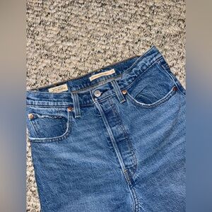 Levi’s Ribcage Straight Jeans - Medium Wash - 27x31